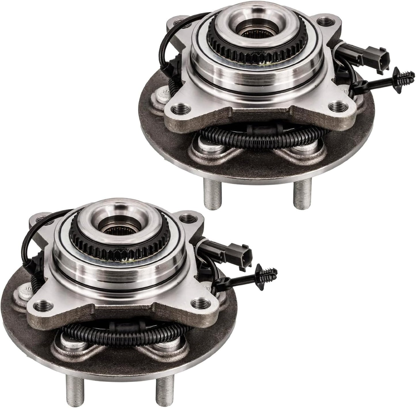 Detroit Axle - 4WD Front Wheel Bearing Hubs for Ford 2018 2019 2020 F-150, Wheel Bearing and Hubs Assembly Replacement