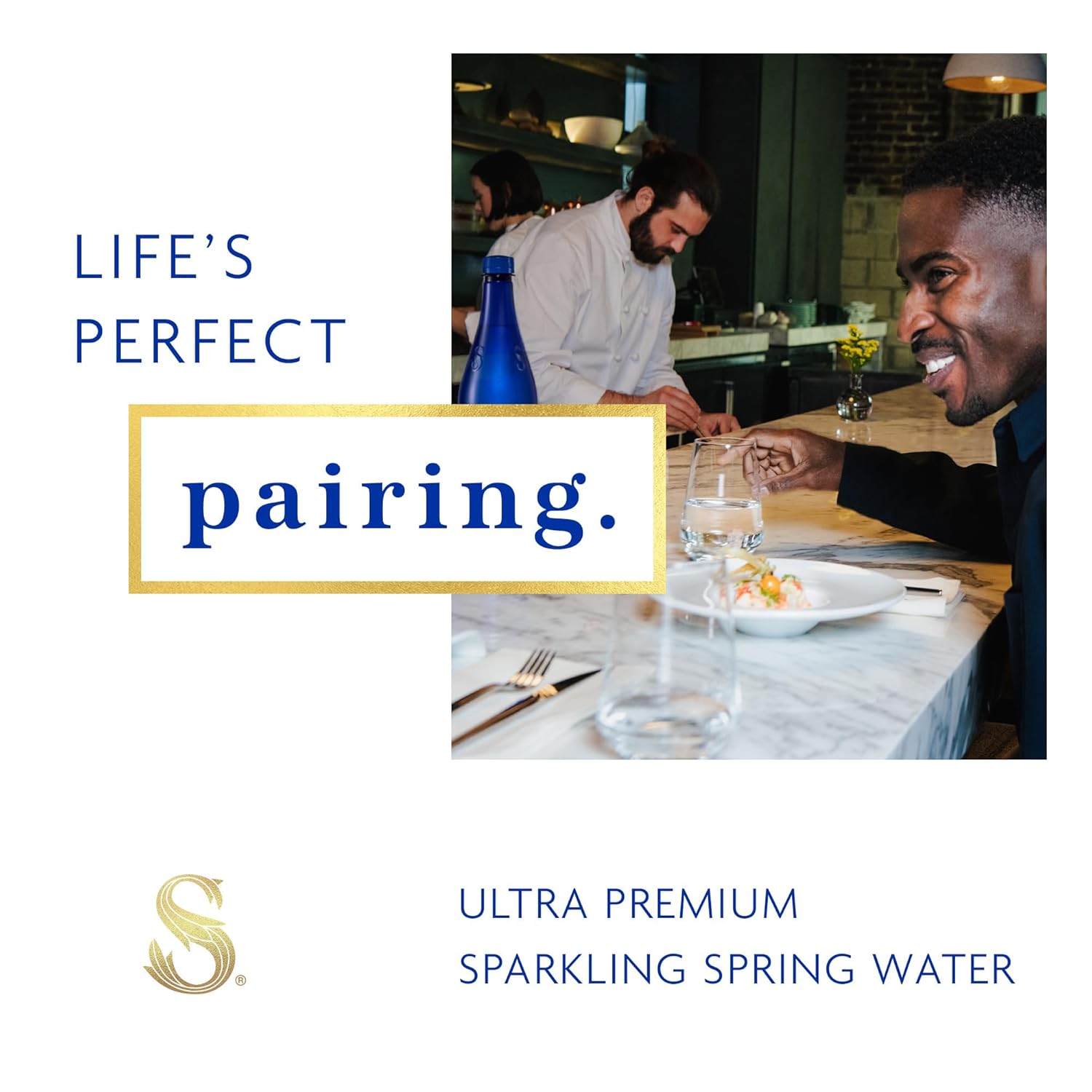 Saratoga Natural Spring Water - 12 oz. (Non-Carbonated, Pack of 24)