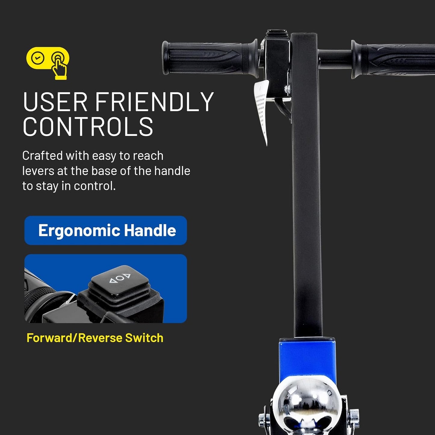 Goodyear Electric Trailer Dolly Super-Duty 7500lbs Max Trailer Weight, 5500lbs for Boats, 1100lbs Tongue Weight, All-Terrain Wheels Ideal for RVs, Toy Haulers, Car Trailers, and Campers