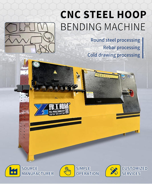 Heavy Duty CNC Rebar Stirrup Bending Equipment for Large Diameter Steel Bar Processing in Construction and Steel Fabrication Plants