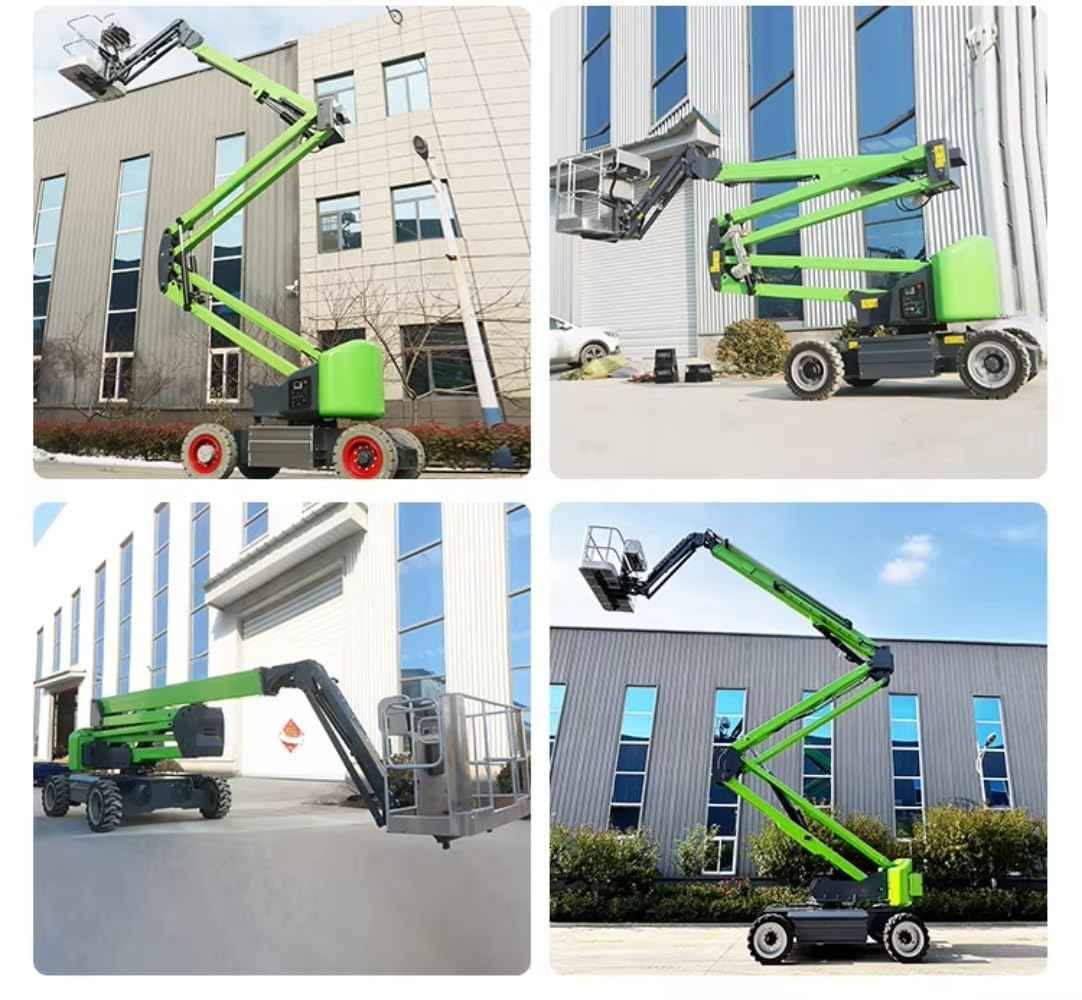 Telescopic Arm Boom Lift Electro Hydraulic Aerial Work Platform for Outdoor Construction