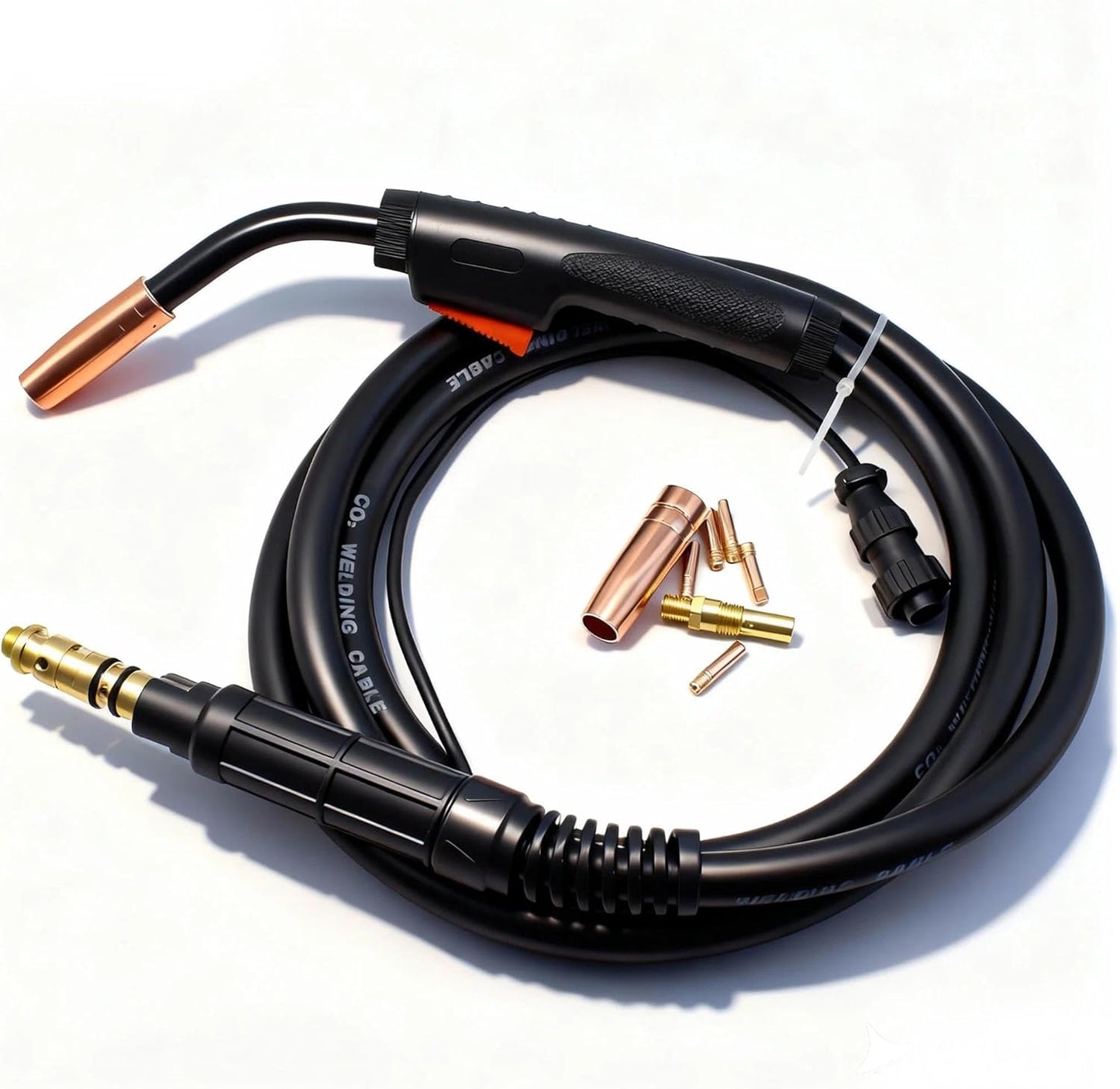 180A 15ft Mig Gun Replacement Lincoln Magnum 100L K530-6 Fits Lincoln PRO MIG 140 & PRO MIG 180 K2480-1 K2481-1 & SP-140T 180T,Easy-Core 140 180,Weld-Pak 125 125HD 140HD MIG Welding Gun