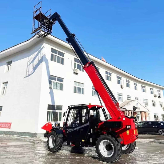 Telescopic Handler Boom Forklift 3.5 Ton 7m 10m Flexible Telescopic Boom forklifts: Logistics and Warehousing Stacking, Multi-Scenario Cargo Loading and unloading Equipment