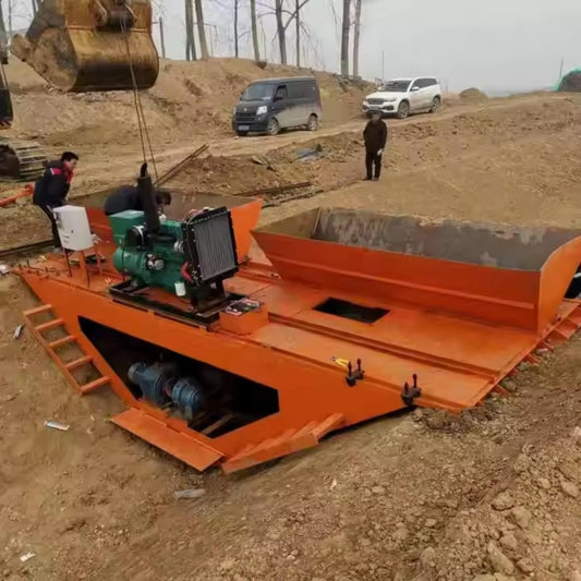 Automatic Hydraulic Concrete Ditch Laying Machine – Farm Irrigation, Drainage Trenching & Channel Forming Equipment