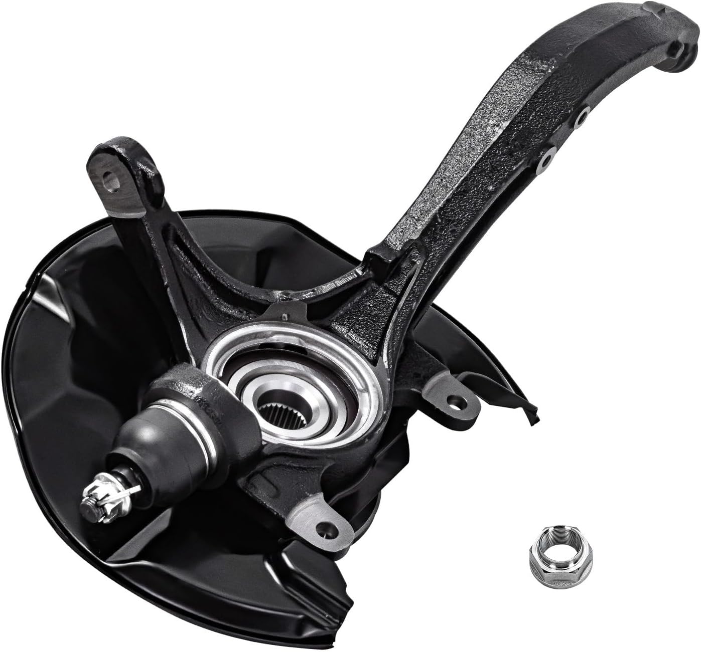 Detroit Axle - 2 Front Steering Knuckles with Wheel Bearing Hubs for 2008-2012 Honda Accord 2009-2014 TSX 2009 2010 2011 Steering Knuckles with Wheel Bearing and Hubs Assembly Replacement