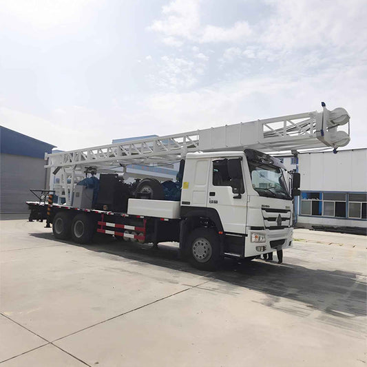 Industrial Truck Mounted Hydraulic Drilling Machine | Smart Pressure Control System | Multi-Strata Rock and Soil Drilling Rig | Stepless Speed Adjustment | Integrated Generator