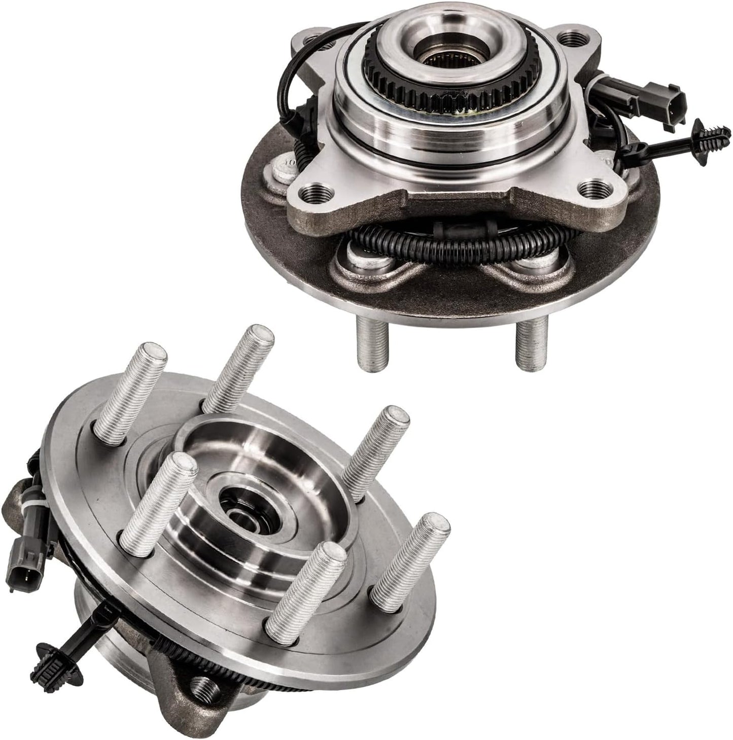 Detroit Axle - 4WD Front Wheel Bearing Hubs for Ford 2018 2019 2020 F-150, Wheel Bearing and Hubs Assembly Replacement