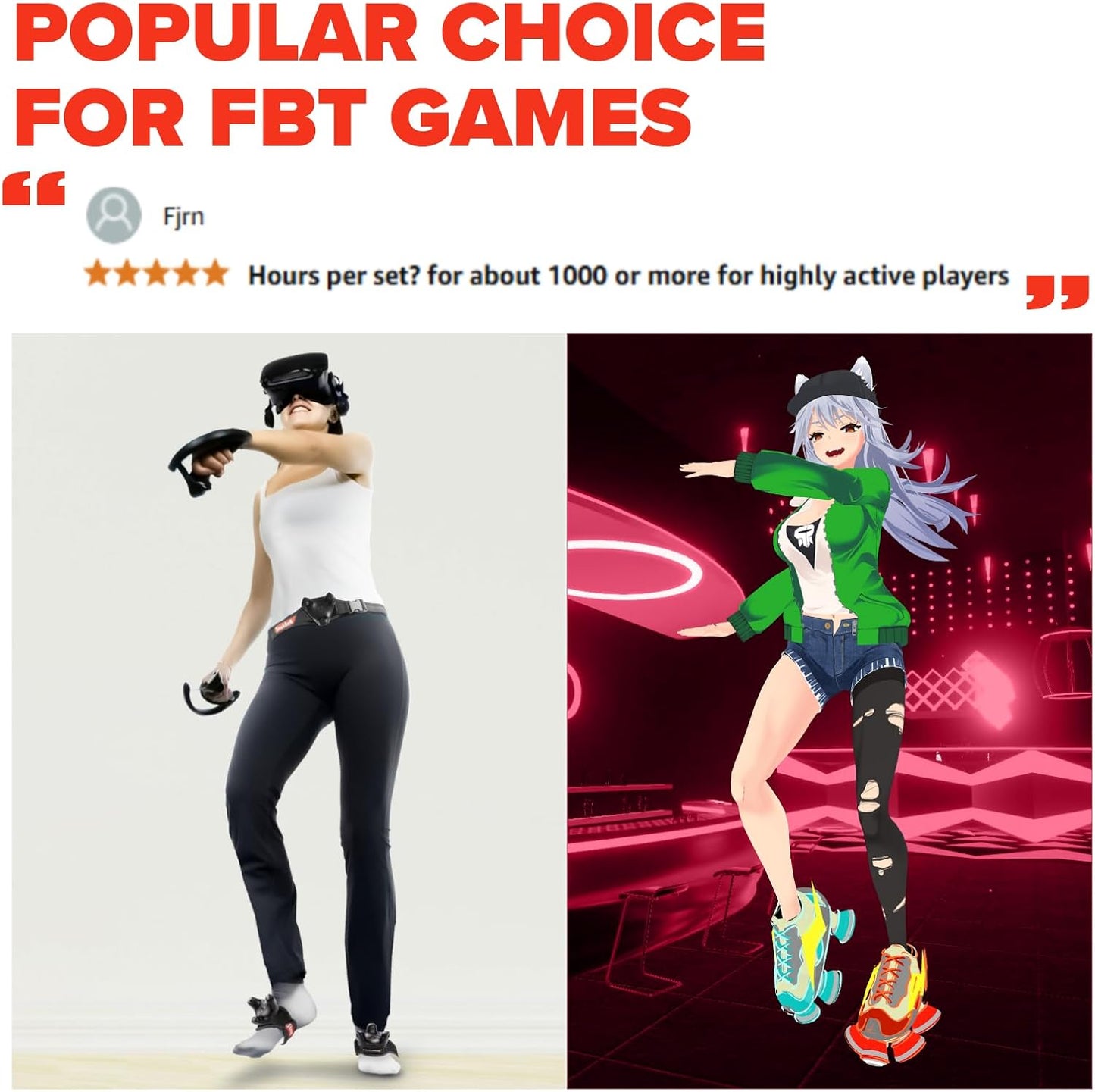 Rebuff Reality Trackstraps for Vive Tracker - Adjustable VR Full Body Tracking Straps, VR Chat Motion Capture, Compatible with Vive Tracker 3.0 2.0 Ultimate, Tundra, (Tracker Sold Separately) Black