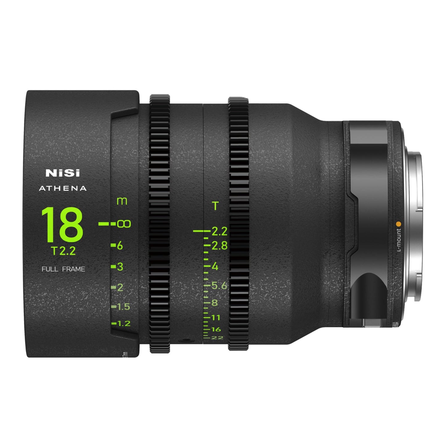 NiSi Athena Prime Full Frame Cinema Lens Master Kit with 8 Lenses 14mm T2.4, 18mm T2.2, 25mm T1.9, 35mm T1.9, 40mm T1.9, 50mm T1.9, 85mm T1.9, 135mm T2.2 + Hard Case (RF Mount)