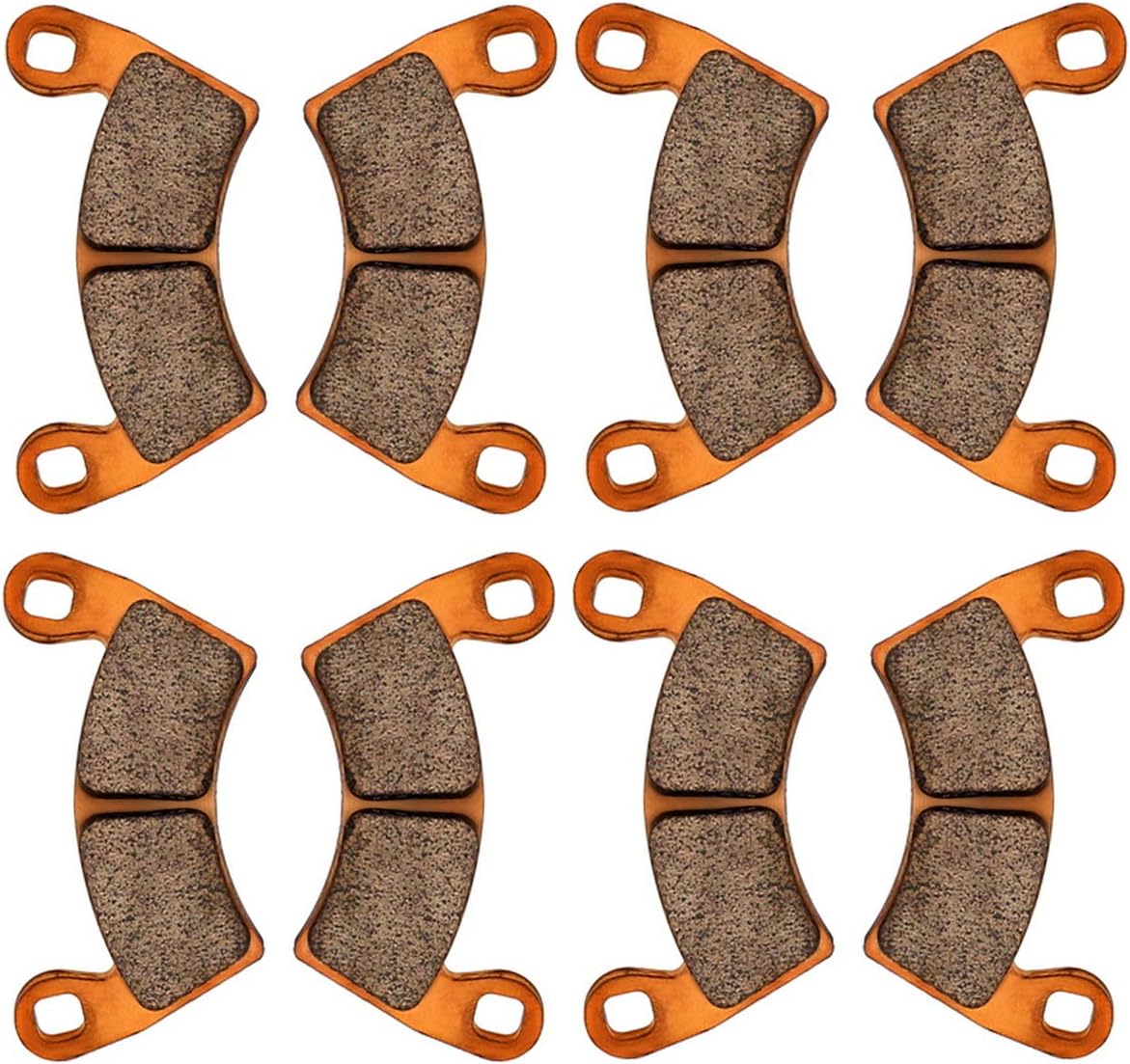 Zinger Brake Pads for Polaris RZR XP 1000 EPS 2022 2021 2020 2019 2018 2017 2016 2015 2014 & 2014-2021 RZR 1000 XP 4 Except Premium Edition,4 Set Front and Rear Sintered Copper Brake Pads
