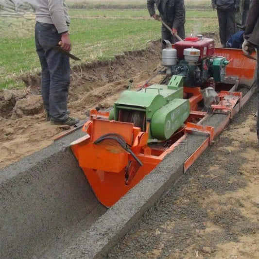 Hydraulic Concrete Ditch Forming Machine – High-Precision Trench Cutting & Drainage Channel Paving Equipment for Farm Construction