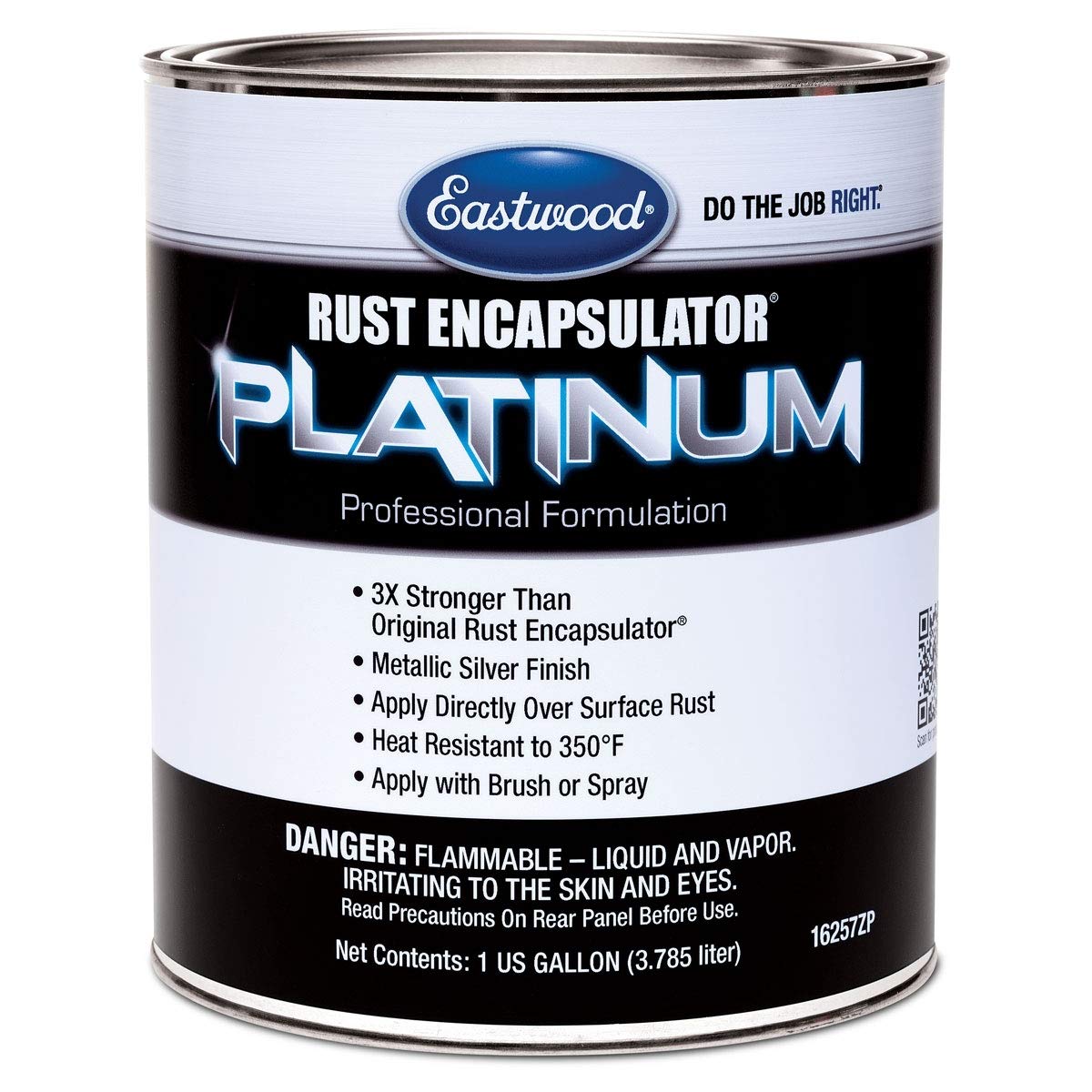 Eastwood Rust Encapsulator Platinum Quart | UV Resistant Aluminum Finish Rust Preventive Coating | Easy Apply High-Tech Formula Automotive Paint to Stop Rust | Rust Remover for Metal Structures
