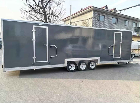 Fully Customized 10 Station Large Restroom Trailer Luxury Bathroom Trailer Portable Toilet Trailers