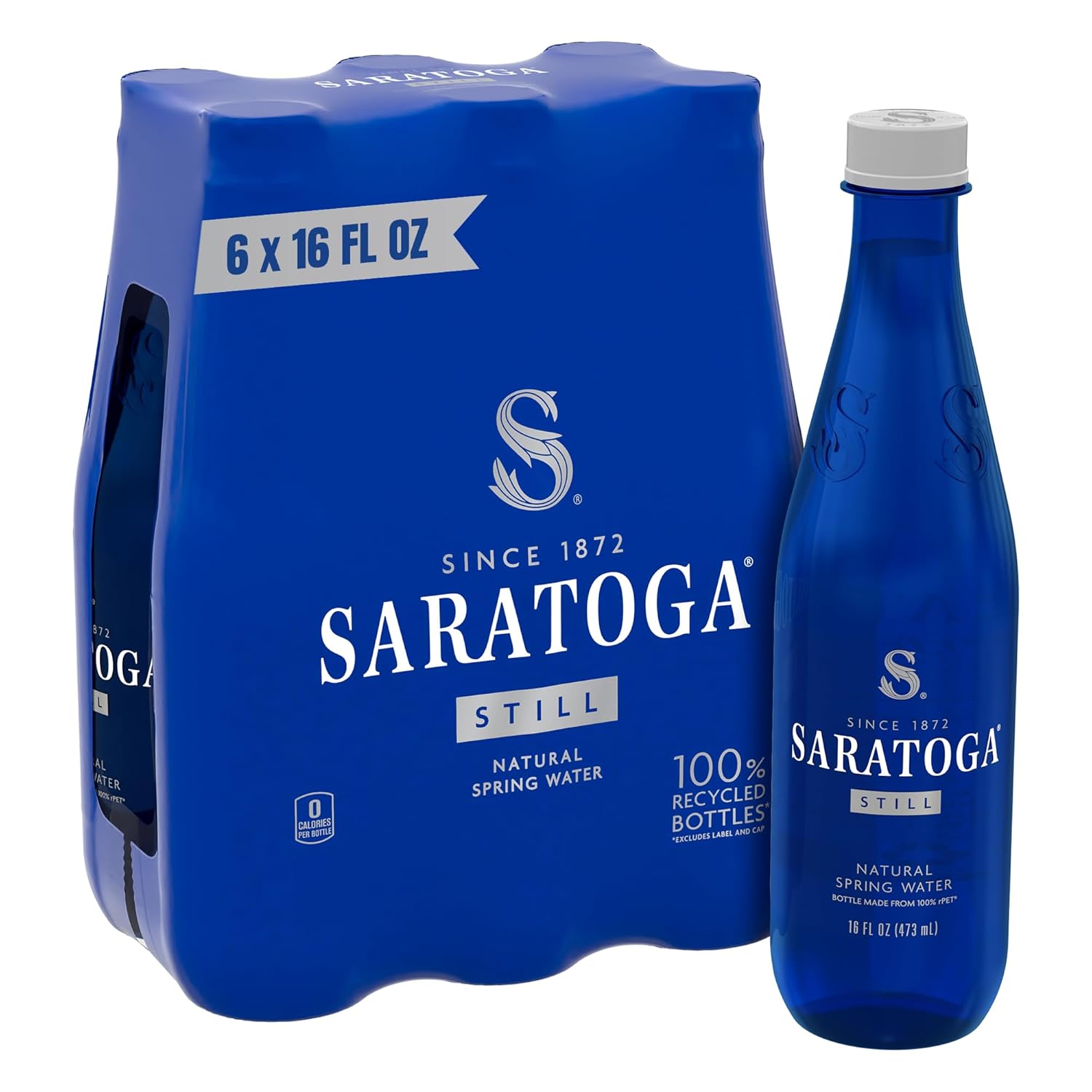 Saratoga 16oz 6pk Still PET