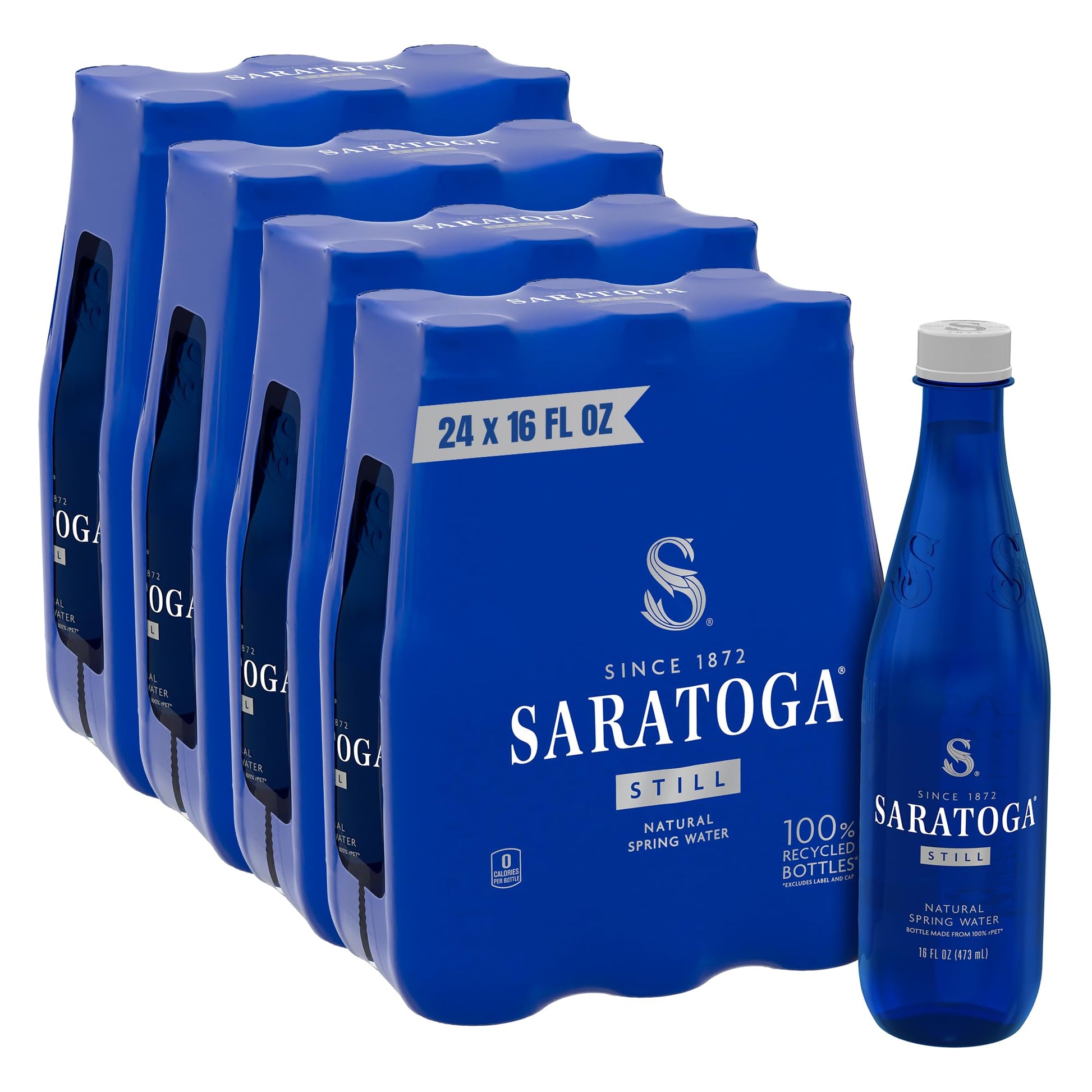 Saratoga 16oz 6pk Still PET