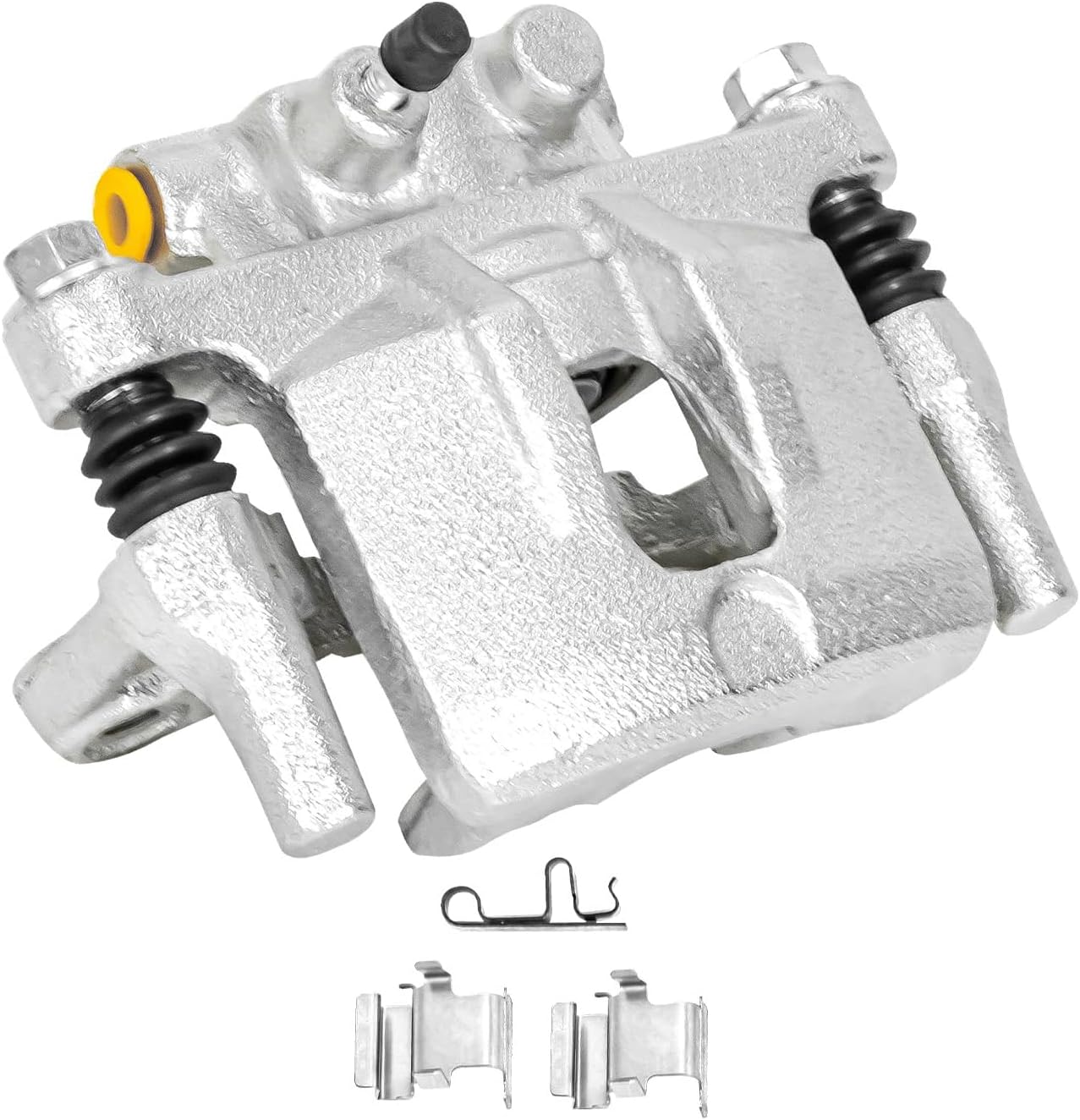 Detroit Axle - 2 Rear Brake Calipers w/Bracket for Jeep Compass Patriot Dodge Avenger Caliber Chrysler Cirrus 200 Sebring Lancer Replacement Disc Brake Calipers Assembly