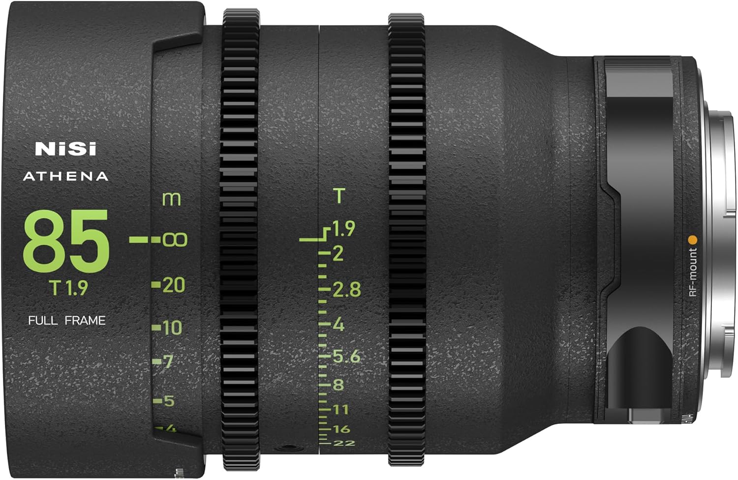 NiSi Athena Prime Full Frame Cinema Lens Master Kit with 8 Lenses 14mm T2.4, 18mm T2.2, 25mm T1.9, 35mm T1.9, 40mm T1.9, 50mm T1.9, 85mm T1.9, 135mm T2.2 + Hard Case (RF Mount)
