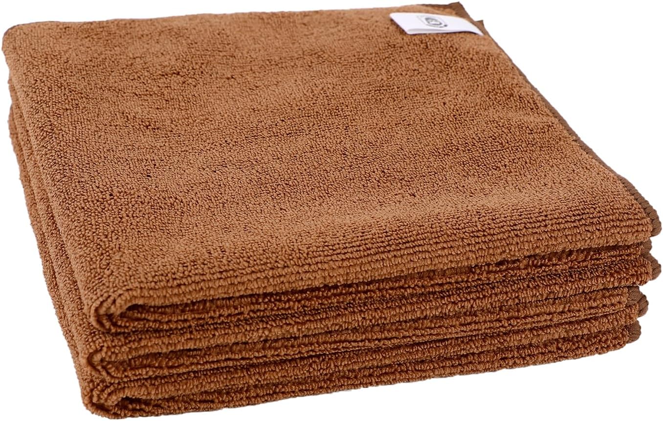 Mr. Detroit - 3pc Professional Grade Microfiber Towels 16" x 16" Scratch-Free for Car Washing, Home Cleaning & Detailing, Fluffy Microfiber Cleaning Cloth