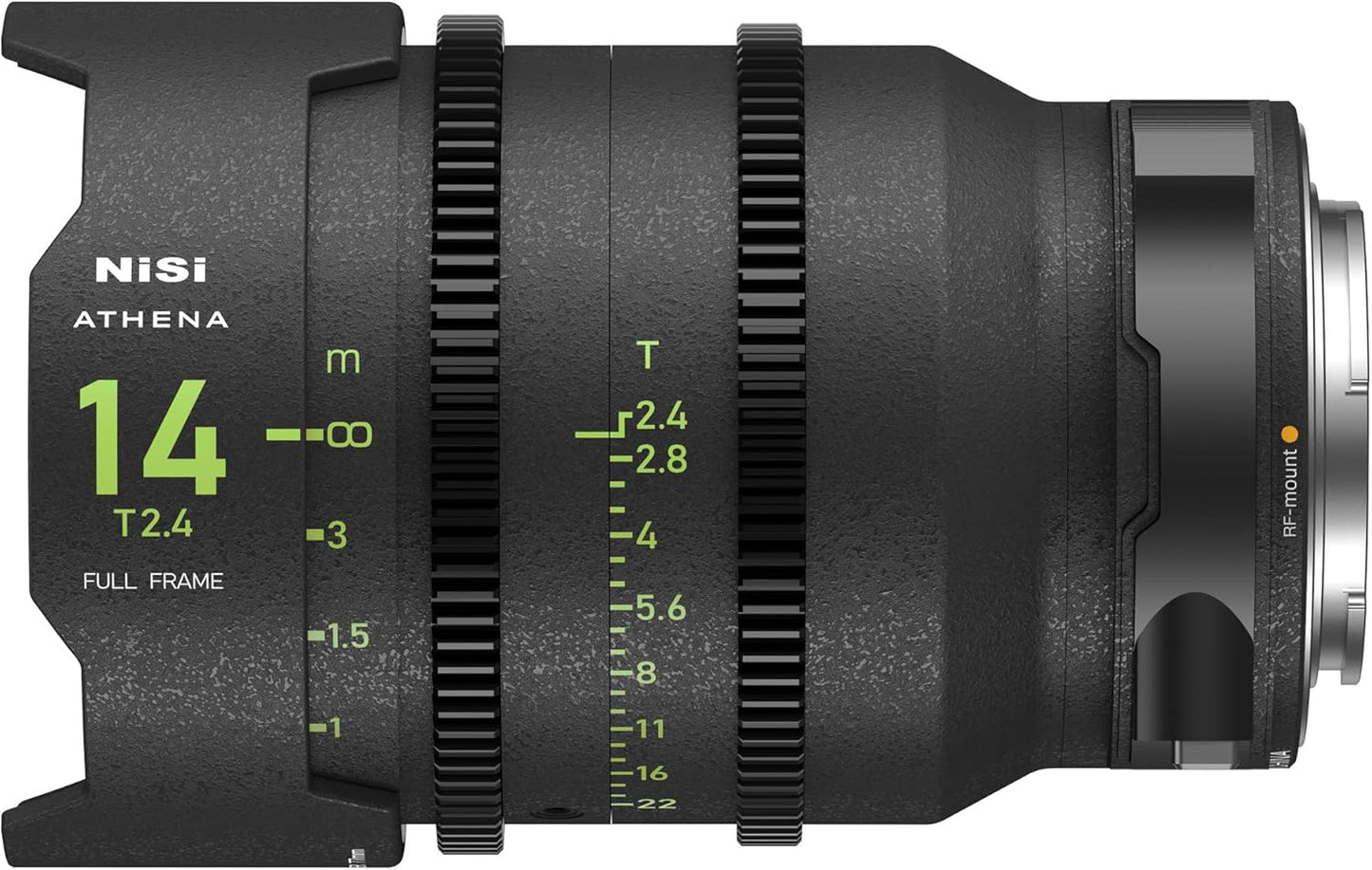NiSi Athena Prime Full Frame Cinema Lens Master Kit with 8 Lenses 14mm T2.4, 18mm T2.2, 25mm T1.9, 35mm T1.9, 40mm T1.9, 50mm T1.9, 85mm T1.9, 135mm T2.2 + Hard Case (RF Mount)