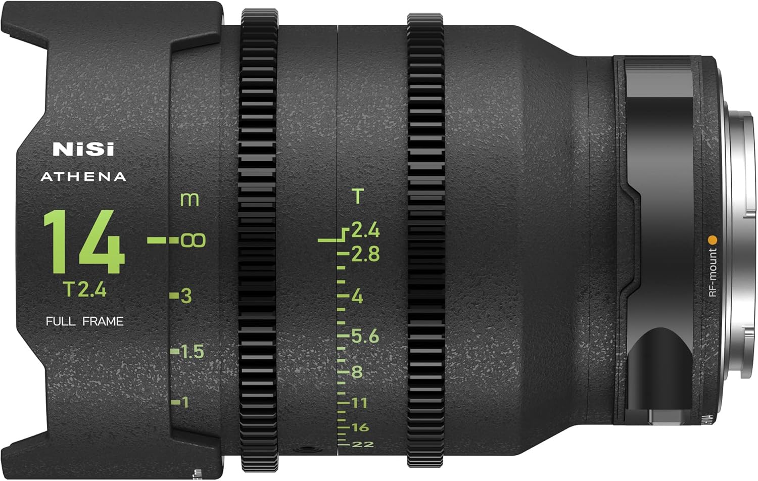 NiSi Athena Prime Full Frame Cinema Lens Master Kit with 8 Lenses 14mm T2.4, 18mm T2.2, 25mm T1.9, 35mm T1.9, 40mm T1.9, 50mm T1.9, 85mm T1.9, 135mm T2.2 + Hard Case (RF Mount)
