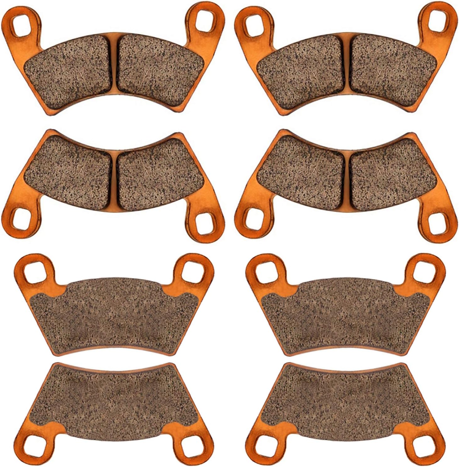 Brake Pads for Polaris Ranger 500 570 700 800 900 RZR 800 900 700XP 800XP 900XP EV Diesel Crew 570,Front and Rear Brake Pads for Polaris Ranger XP 900 2013-2019