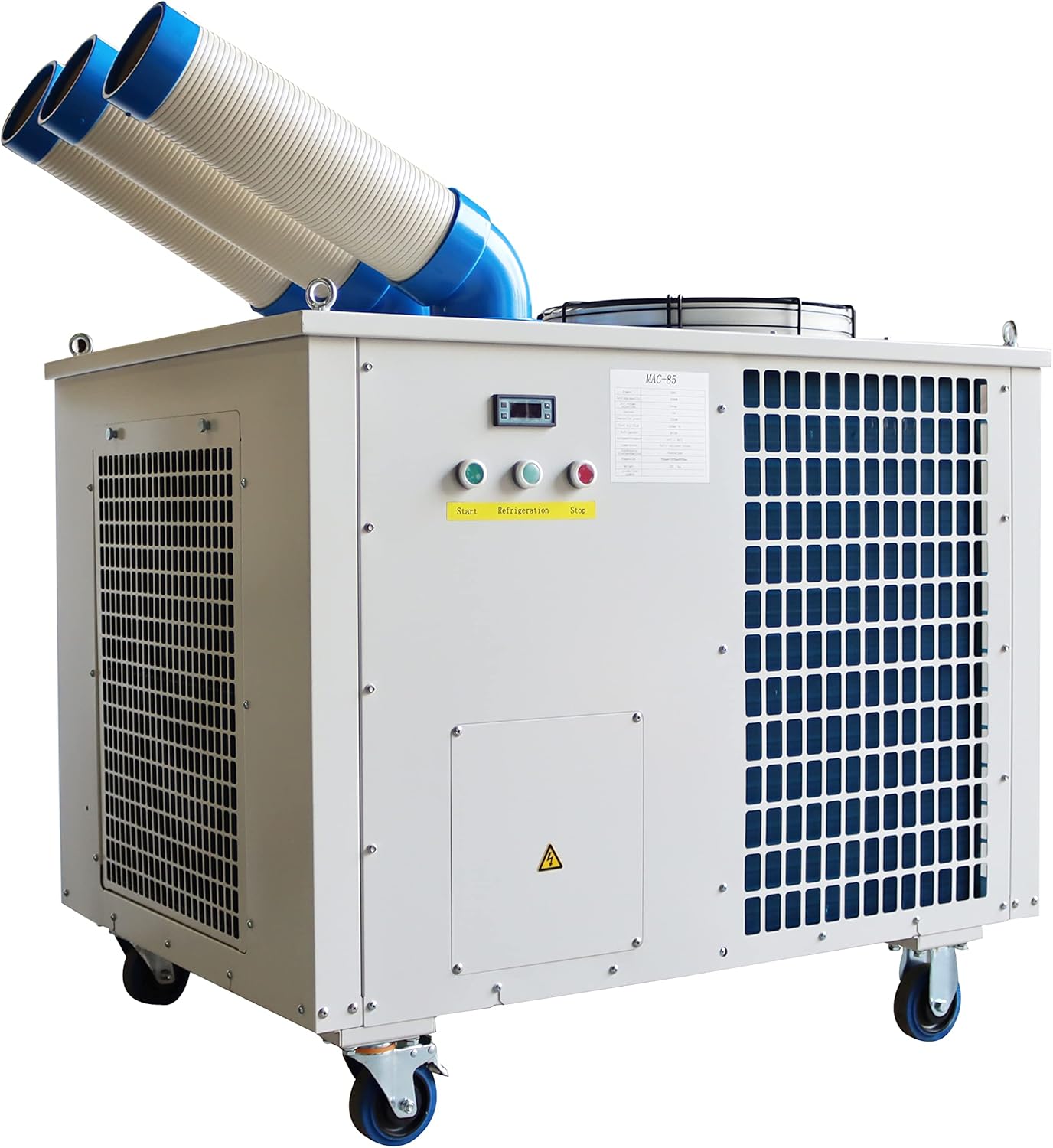 TECHTONGDA Industrial Spot Cooler Air Conditioner Commercial Mobile Outdoor Cooling Aircon 220V Column Outlet 1550m³/h Air Flow