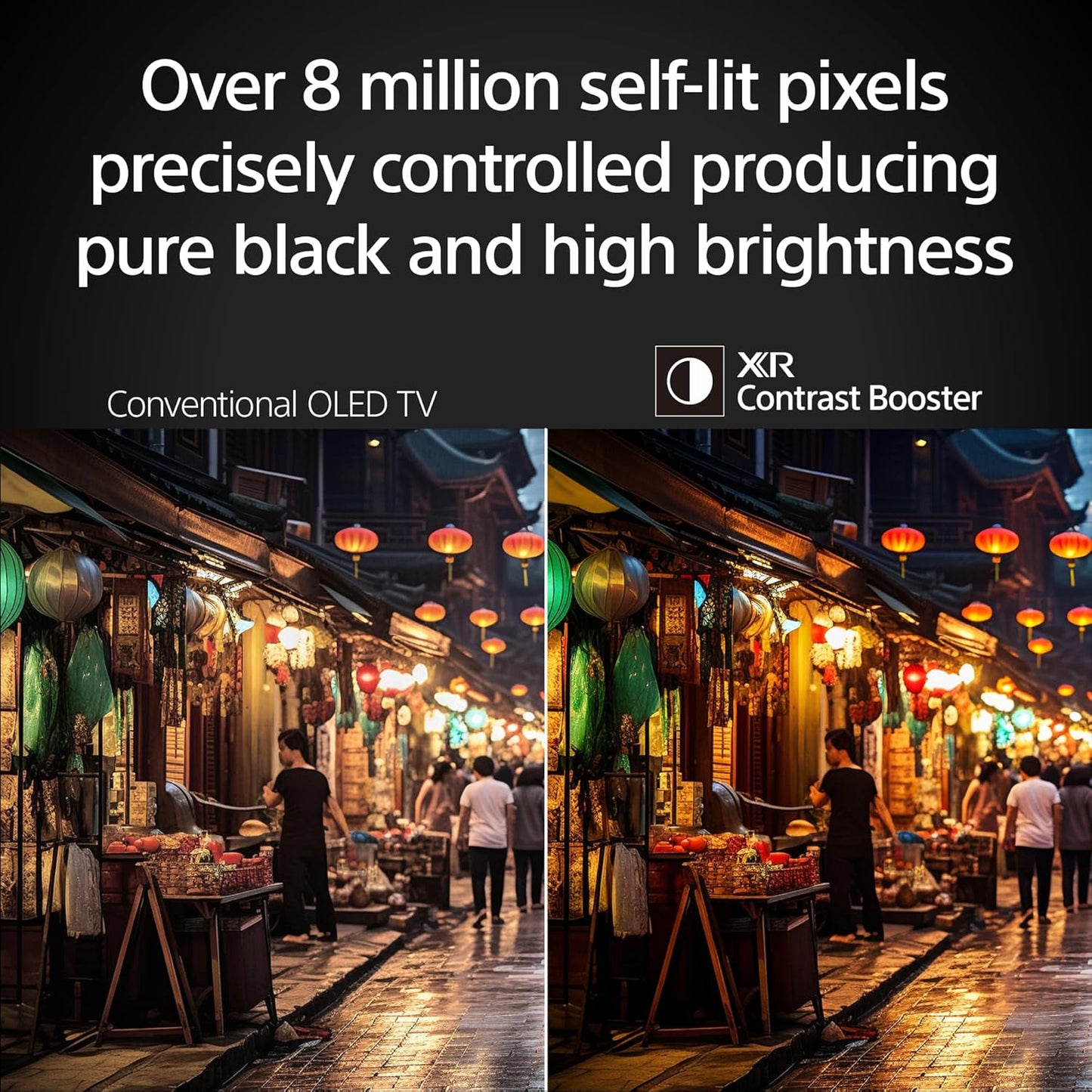 Sony 55 Inch OLED 4K Ultra HD TV BRAVIA 8 Smart Google TV with Dolby Vision HDR and Exclusive Features for PlayStation 5 (K-55XR80)