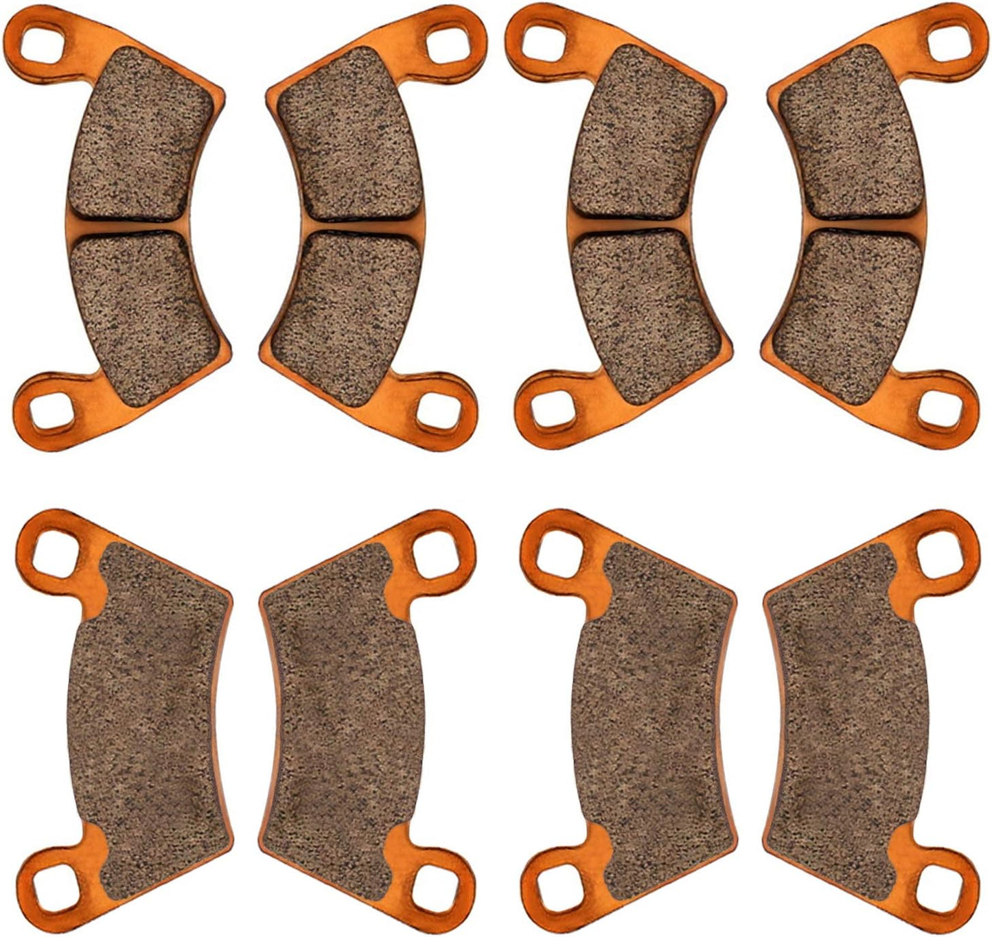 Brake Pads for Polaris Ranger 500 570 700 800 900 RZR 800 900 700XP 800XP 900XP EV Diesel Crew 570,Front and Rear Brake Pads for Polaris Ranger XP 900 2013-2019