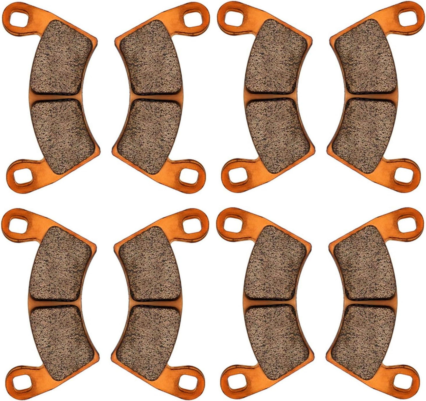 Zinger Brake Pads for Polaris RZR XP 1000 EPS 2022 2021 2020 2019 2018 2017 2016 2015 2014 & 2014-2021 RZR 1000 XP 4 Except Premium Edition,4 Set Front and Rear Sintered Copper Brake Pads