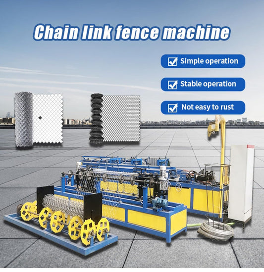 Chain Link Fence Making Machine, Automatic Mesh Forming Machine, Galvanized Wire Fence Machine for Farm Fencing Equipment