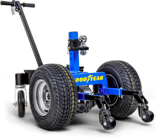 Goodyear Electric Trailer Dolly Super-Duty 7500lbs Max Trailer Weight, 5500lbs for Boats, 1100lbs Tongue Weight, All-Terrain Wheels Ideal for RVs, Toy Haulers, Car Trailers, and Campers