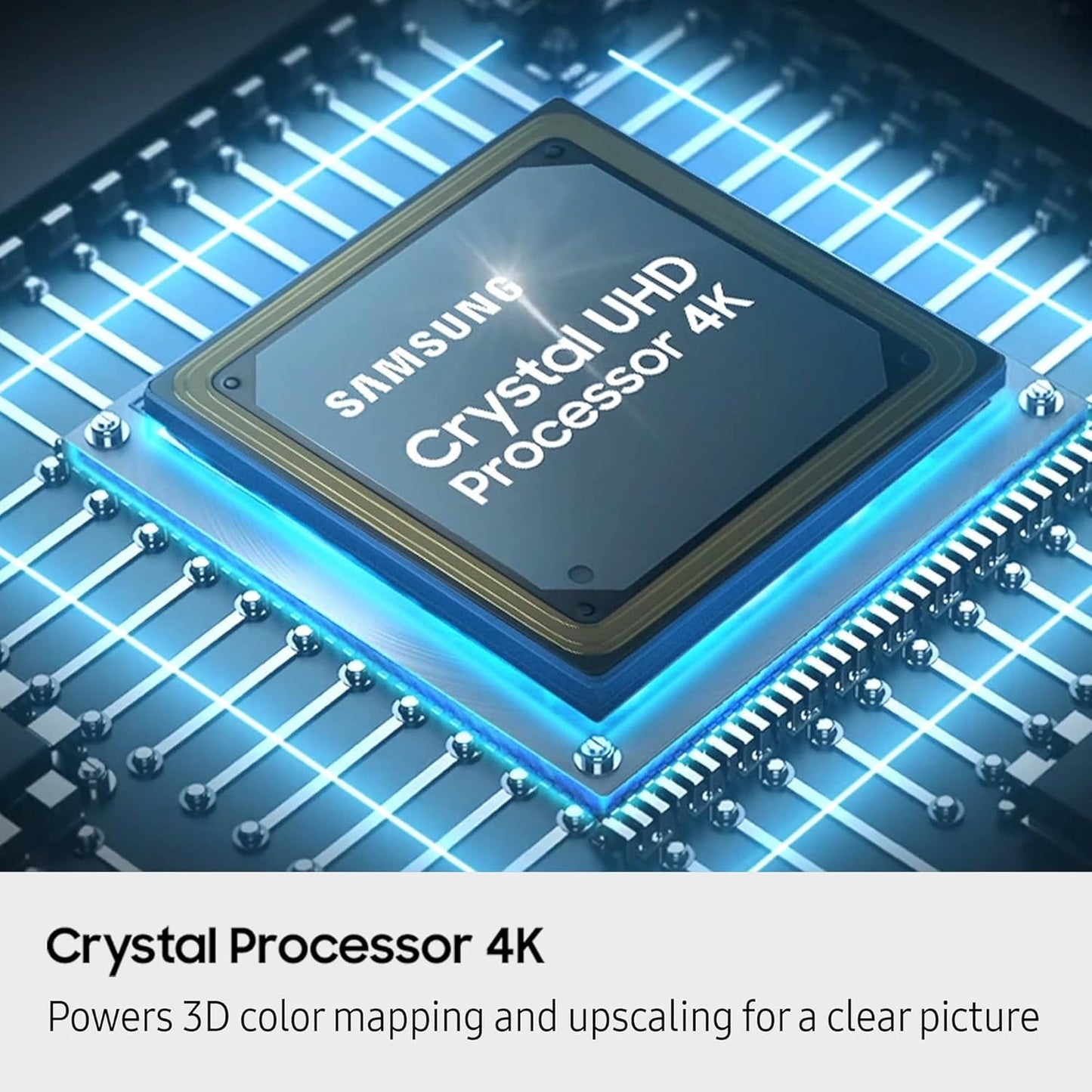 Samsung 55-Inch Class Crystal UHD U8000F 4K Smart TV (2025 Model) Endless Free Content, Crystal Processor 4K, MetalStream Design, Knox Security, Compatible with Alexa