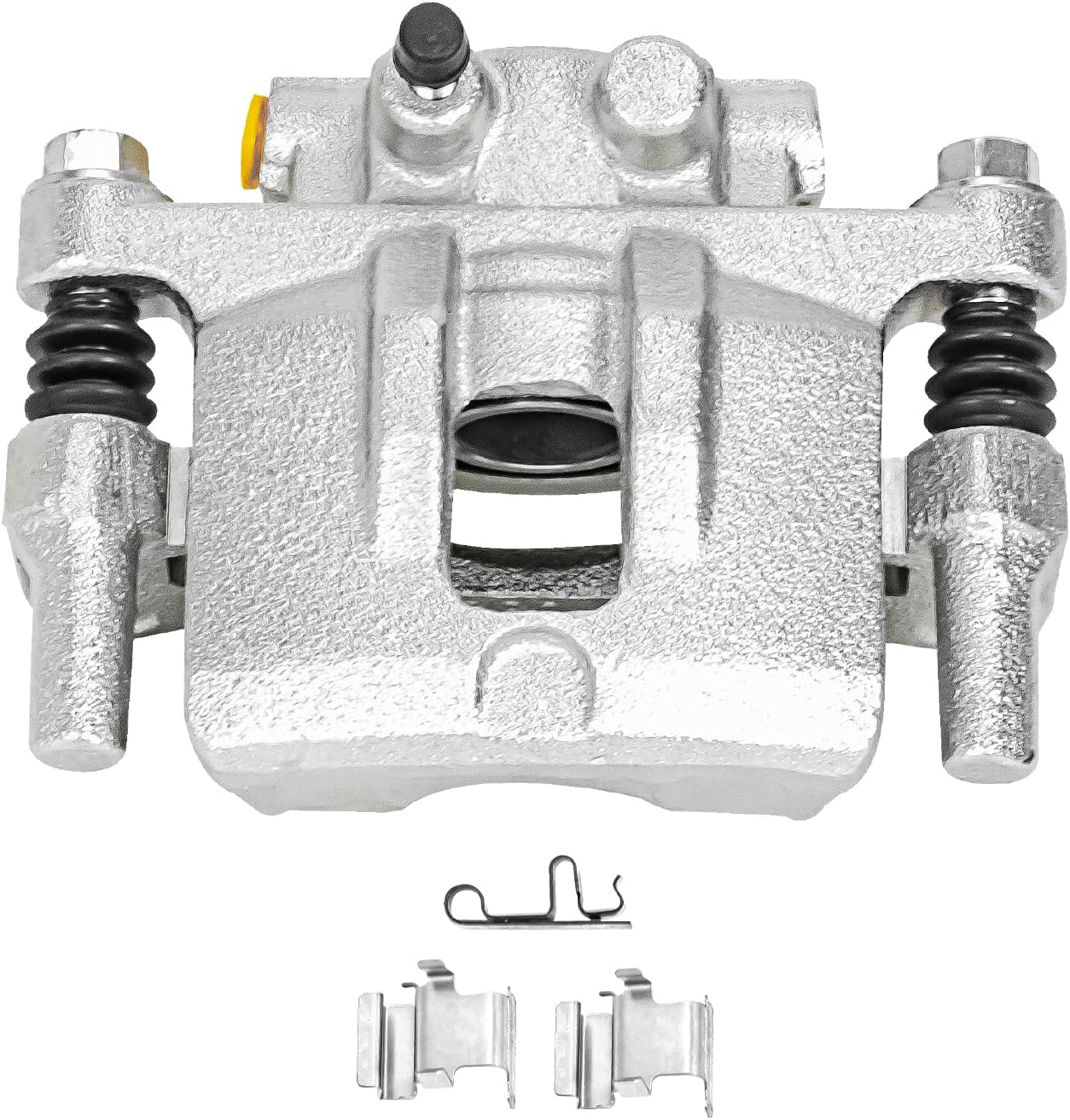 Detroit Axle - 2 Rear Brake Calipers w/Bracket for Jeep Compass Patriot Dodge Avenger Caliber Chrysler Cirrus 200 Sebring Lancer Replacement Disc Brake Calipers Assembly