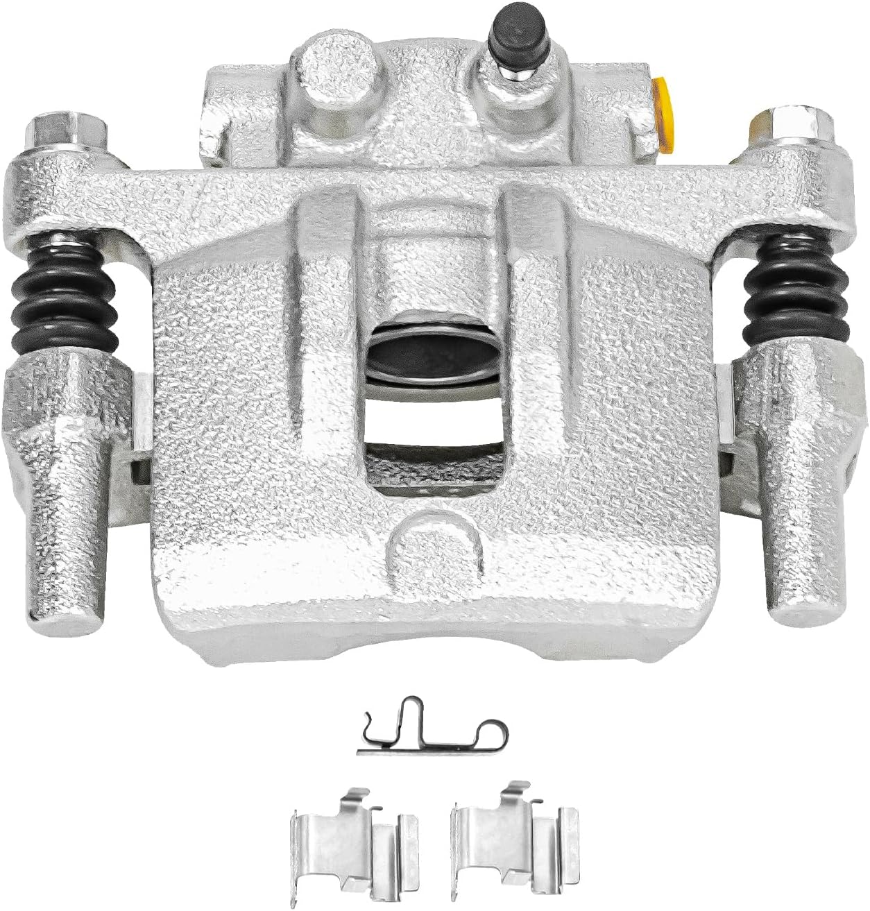 Detroit Axle - 2 Rear Brake Calipers w/Bracket for Jeep Compass Patriot Dodge Avenger Caliber Chrysler Cirrus 200 Sebring Lancer Replacement Disc Brake Calipers Assembly