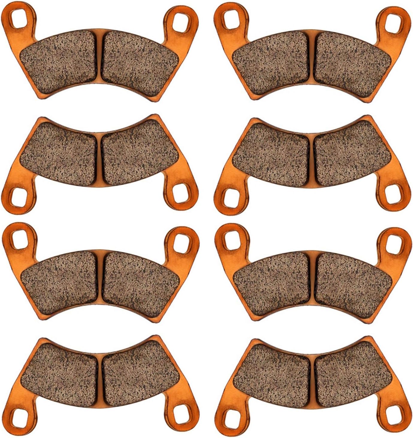 Zinger Brake Pads for Polaris RZR XP 1000 EPS 2022 2021 2020 2019 2018 2017 2016 2015 2014 & 2014-2021 RZR 1000 XP 4 Except Premium Edition,4 Set Front and Rear Sintered Copper Brake Pads