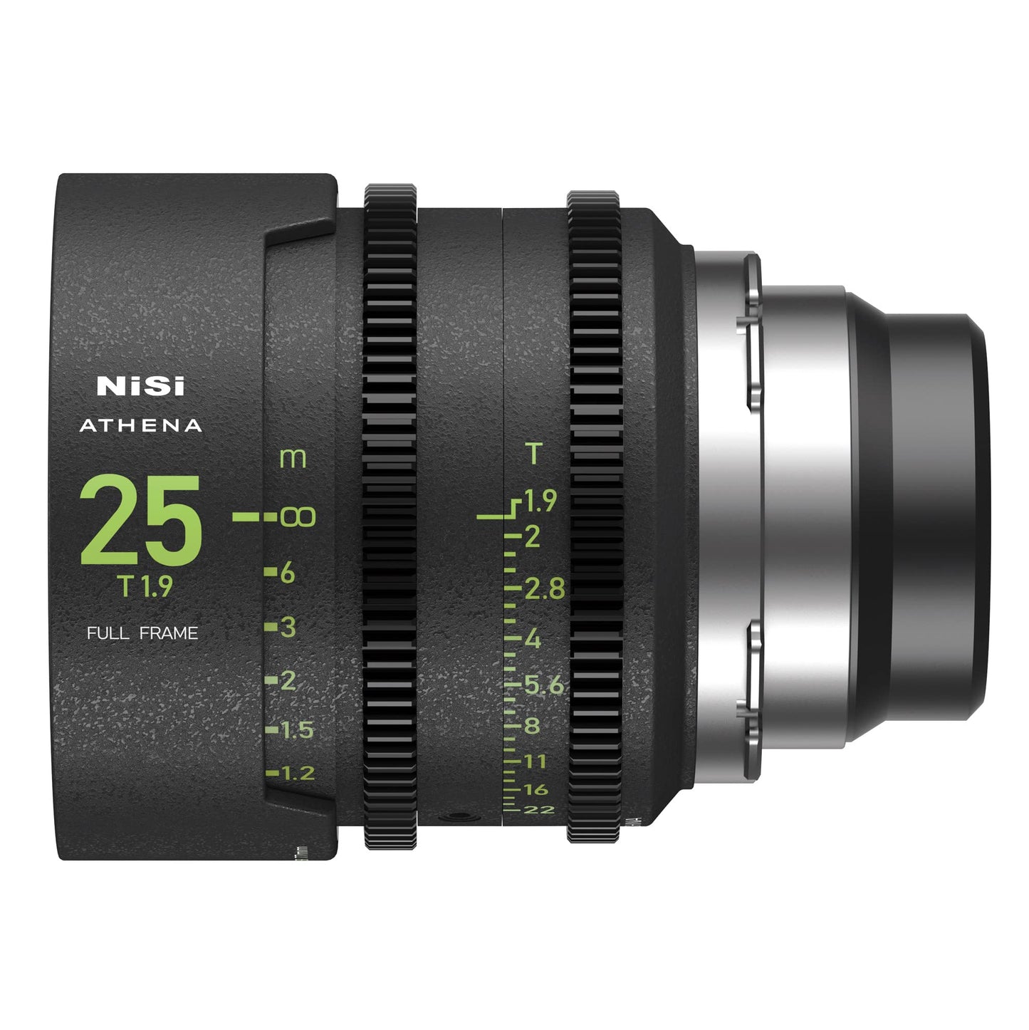 NiSi Athena Prime Full Frame Cinema Lens Master Kit with 8 Lenses 14mm T2.4, 18mm T2.2, 25mm T1.9, 35mm T1.9, 40mm T1.9, 50mm T1.9, 85mm T1.9, 135mm T2.2 + Hard Case (PL Mount)