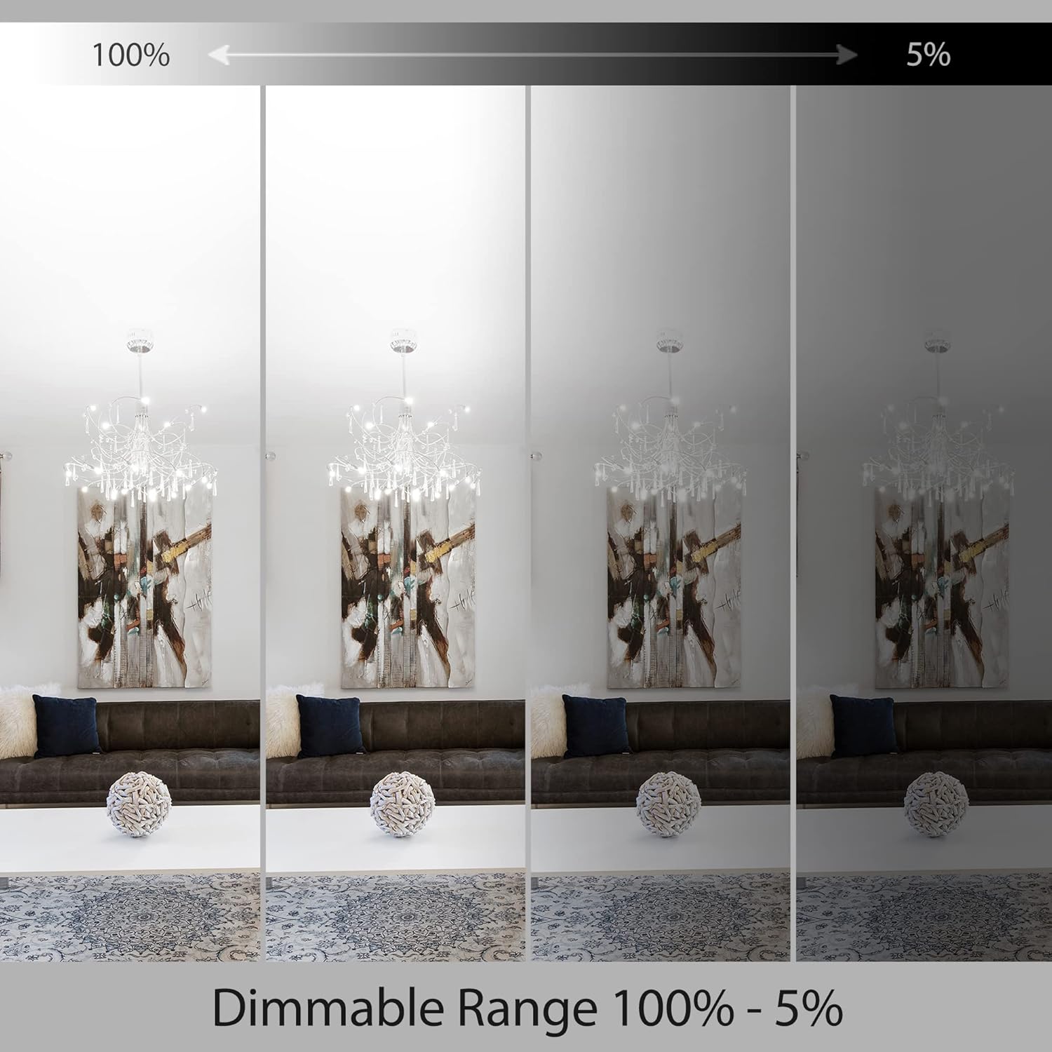 PROCURU Professional 24-Pack 6-Inch 2700K-6000K 5CCT 12W LED, Baffle Style, Heavy Duty Ultra-Thin Recessed Ceiling Slim Downlight, Dimmable, White Trim (VSB65W-24P)