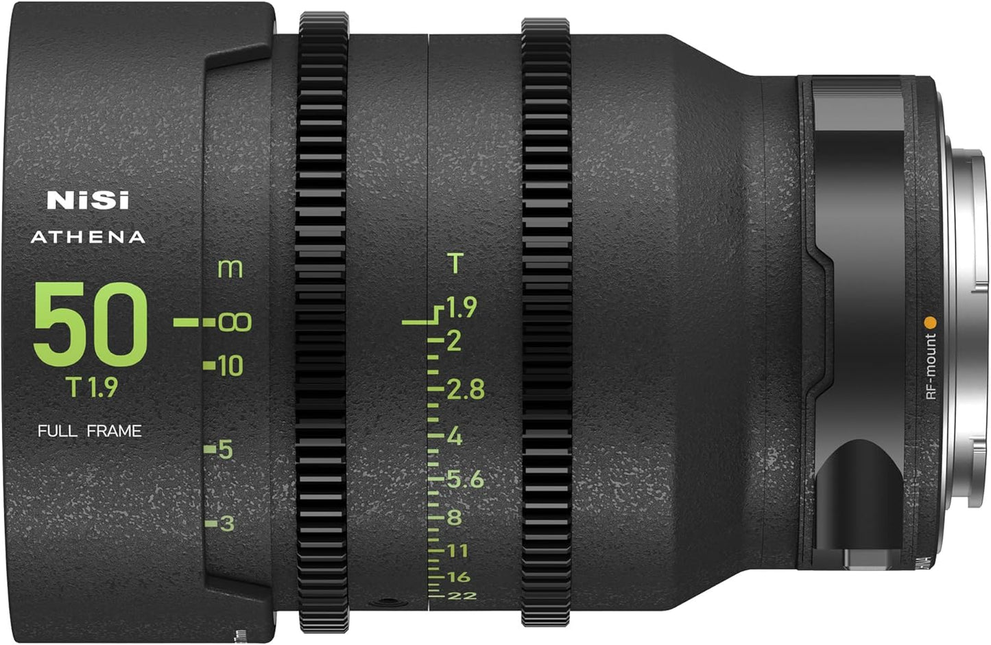 NiSi Athena Prime Full Frame Cinema Lens Master Kit with 8 Lenses 14mm T2.4, 18mm T2.2, 25mm T1.9, 35mm T1.9, 40mm T1.9, 50mm T1.9, 85mm T1.9, 135mm T2.2 + Hard Case (RF Mount)