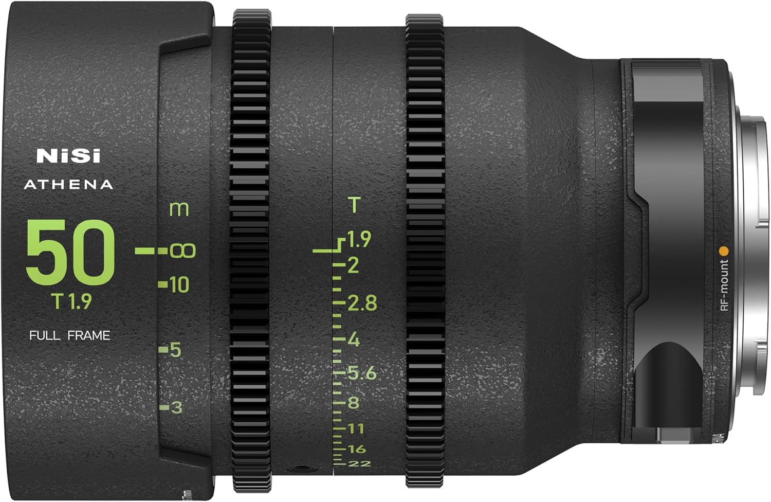 NiSi Athena Prime Full Frame Cinema Lens Master Kit with 8 Lenses 14mm T2.4, 18mm T2.2, 25mm T1.9, 35mm T1.9, 40mm T1.9, 50mm T1.9, 85mm T1.9, 135mm T2.2 + Hard Case (RF Mount)