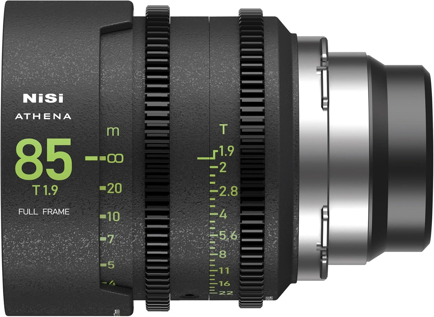 NiSi Athena Prime Full Frame Cinema Lens Master Kit with 8 Lenses 14mm T2.4, 18mm T2.2, 25mm T1.9, 35mm T1.9, 40mm T1.9, 50mm T1.9, 85mm T1.9, 135mm T2.2 + Hard Case (PL Mount)