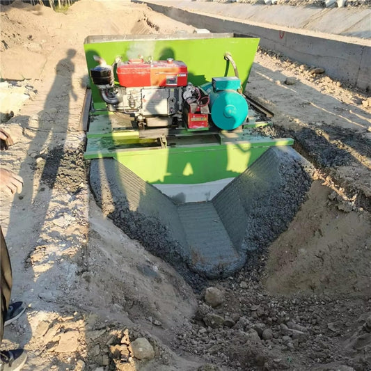 Heavy-Duty Hydraulic Concrete Ditch Paving Machine for Farm Irrigation – Automatic Cement Channel Forming & Trenching Equipment