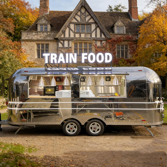 Pizza Food Truck with Complete Kitchen & Equipment Trailer – Comprehensive Stainless Steel Setup, for Full-Service Burger, Fries and Fast Food Restaurant