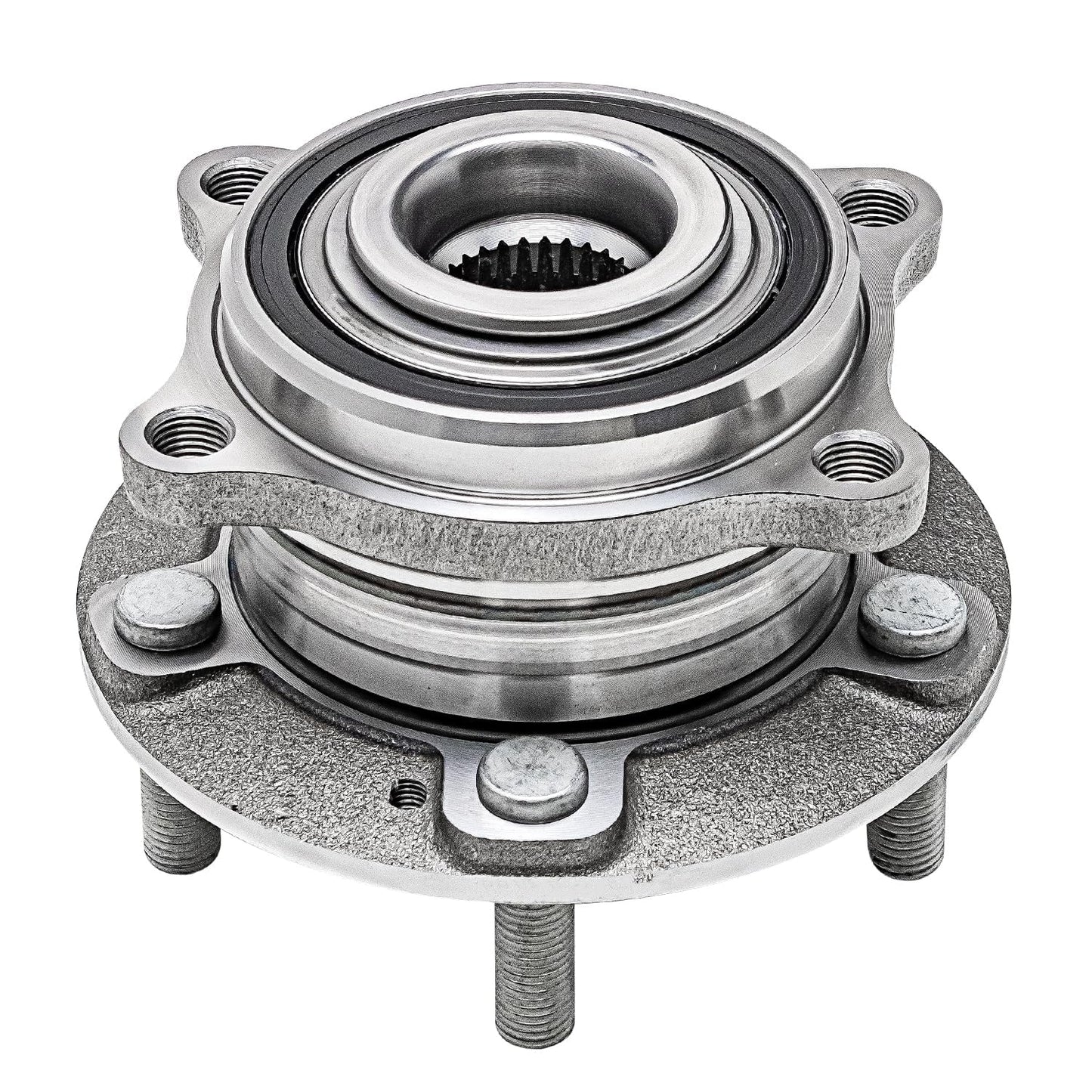 Detroit Axle - 2pc Front Right Knuckle Kit for 2007-2012 Hyundai Veracruz, 2008 2009 2010 2011 Passenger Side Steering Knuckle, Wheel Bearing Hub Assembly Replacement