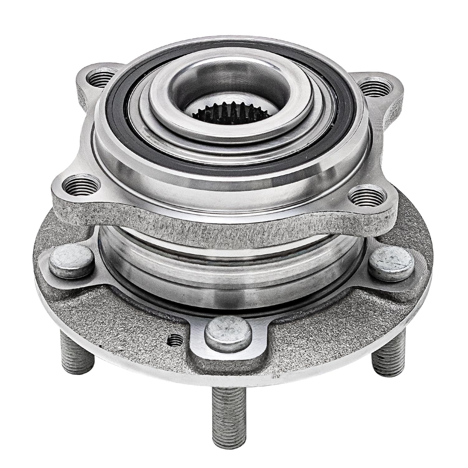 Detroit Axle - 2pc Front Right Knuckle Kit for 2007-2012 Hyundai Veracruz, 2008 2009 2010 2011 Passenger Side Steering Knuckle, Wheel Bearing Hub Assembly Replacement