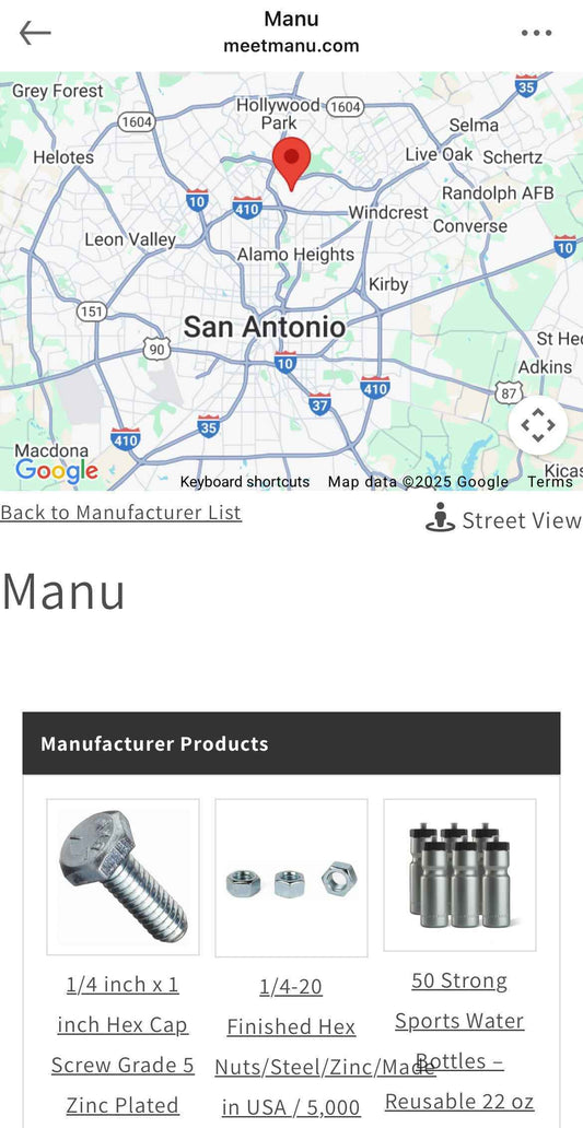 Manufacturer Registration