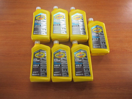 Mopar Chrysler Dodge Jeep Penzoil Ultra Platinum Full Synthetic 0W-40 7 Qts.