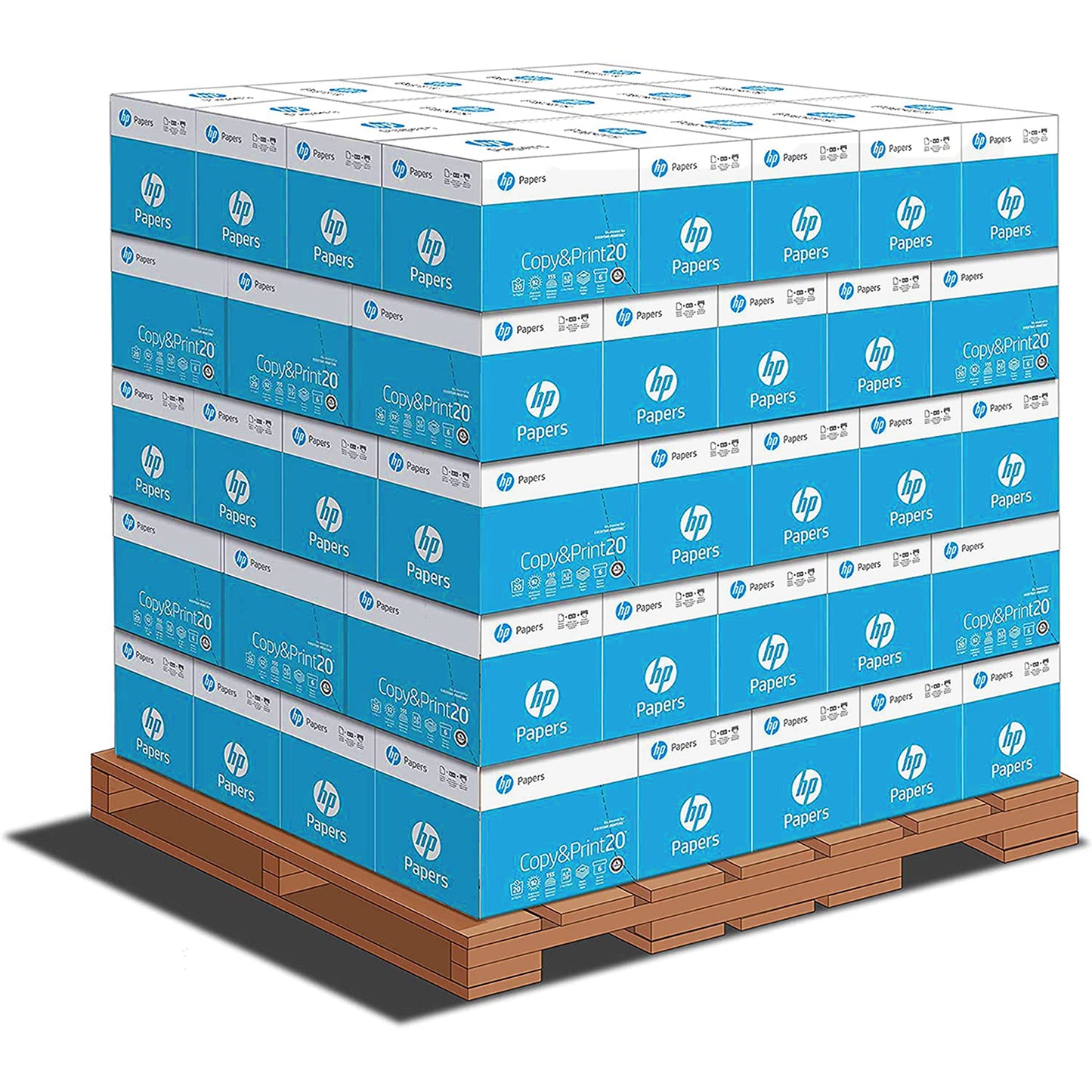 HP Printer Paper | 8.5 x 11 Paper | Copy &Print 20 lb | 1 Pallet - 40 Case - 200,000 Sheets | 92 Bright | Made in USA - FSC Certified | 200060P