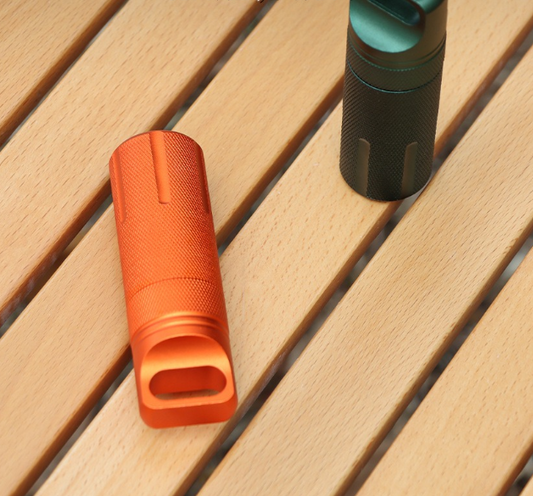 Aluminum alloy fully sealed EDC waterproof tank outdoor survival equipment waterproof compartment flat head waterproof storage b Manu