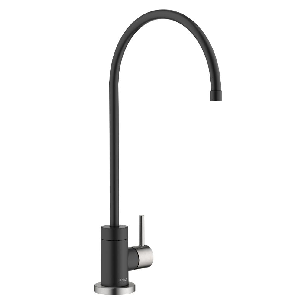 KRAUS Purita 100% Lead-Free Kitchen Water Filter Faucet in Matte Black, FF-100MB