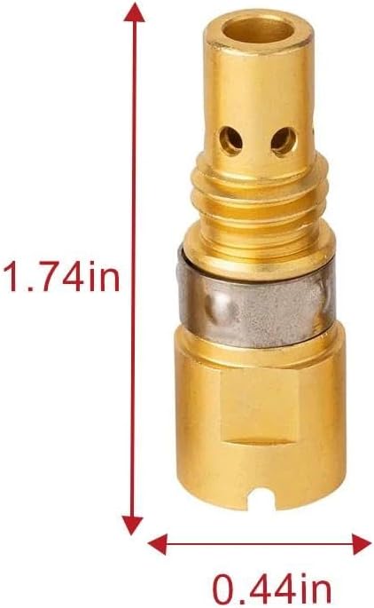 5-PK Gas Diffuser D-M100 Compatible with Miller Multimatic 215,220 Millermatic 141,142,211 MIG GUN AccuLock MDX100 consumables